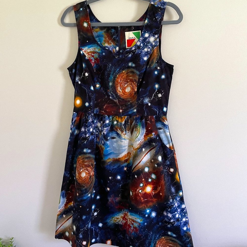 ModCloth Galaxy Outer Space Dress with Pockets